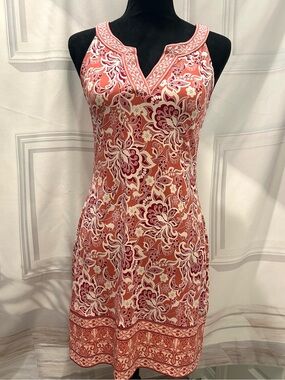 NWT Magnolia Grace Embroidered Trim Alhambra Women’s Knit Dress XSP
